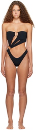 Louisa Ballou Black Sex Wax Swimsuit