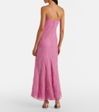 Staud Cassie beaded organza maxi dress