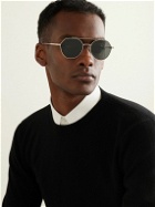 Dior Eyewear - DiorBlackSuit R6U Aviator-Style Gold-Tone Sunglasses
