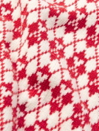 AMI PARIS - Logo-Jacquard Knitted Sweater Vest - Red