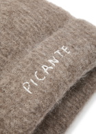 Picante Logo-embroidered Alpaca-blend Beanie - Brown - One Size