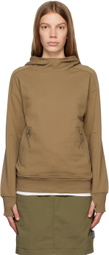 C.P. Company Khaki Goggle Hoodie
