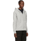 Noah NYC Grey Zip Front Hoodie