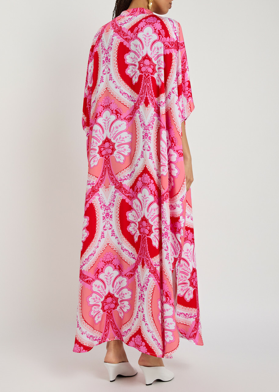 Melissa Odabash Carlotte Printed Woven Maxi Dress - Pink - One Size
