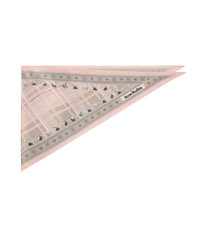 Photo: Acne Studios Printed silk satin scarf