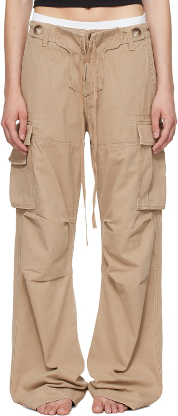 Photo: Raimundo Langlois Beige Double Fly Cargo Pants