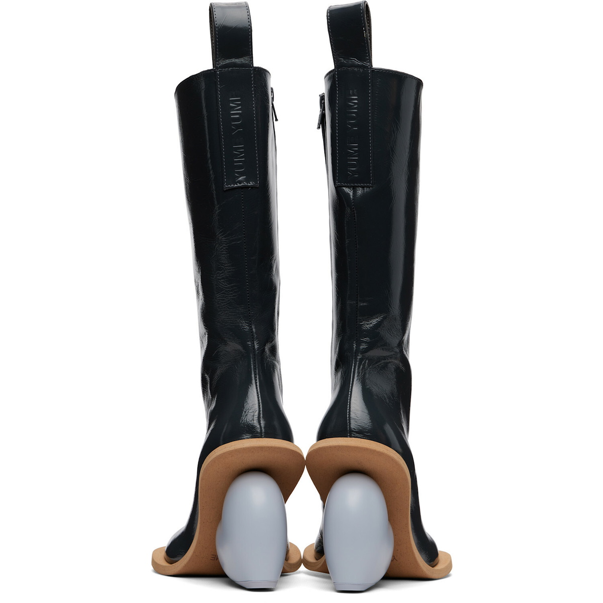 YUME YUME Gray Love Tall Boots