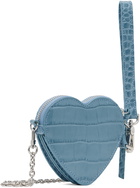 Vivienne Westwood Blue Heart Wristlet Pouch