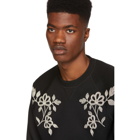 Dsquared2 Black Embroidered Sweatshirt