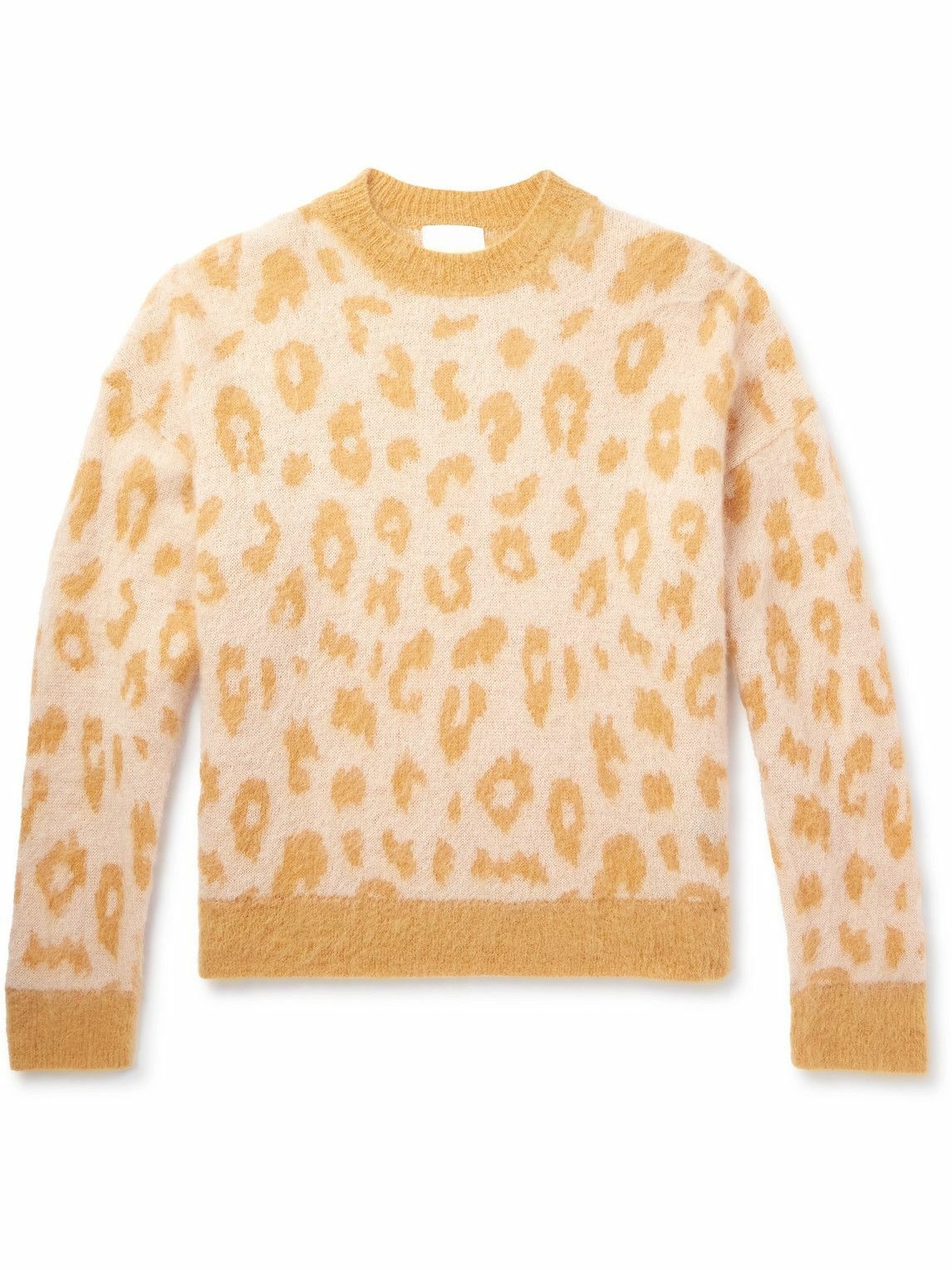 Photo: Marant - Tevy Wild Jacquard-Knit Sweater - Yellow