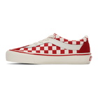 Vans Red and White Checkerboard Bold NI Sneakers