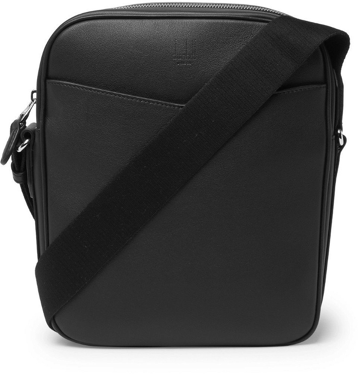 Photo: Dunhill - Hampstead Full-Grain Leather Messenger Bag - Black