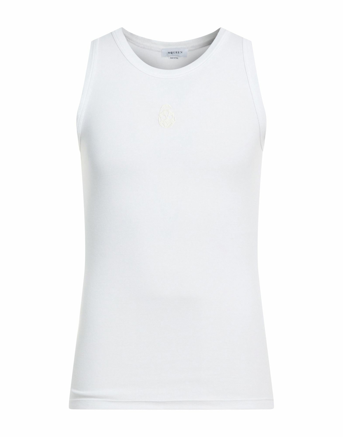 Mcqueen Mens Tank top in White