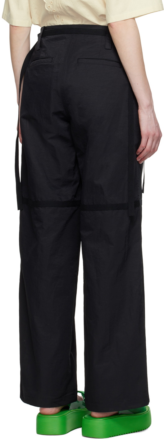 Kijun Black Taped Pants
