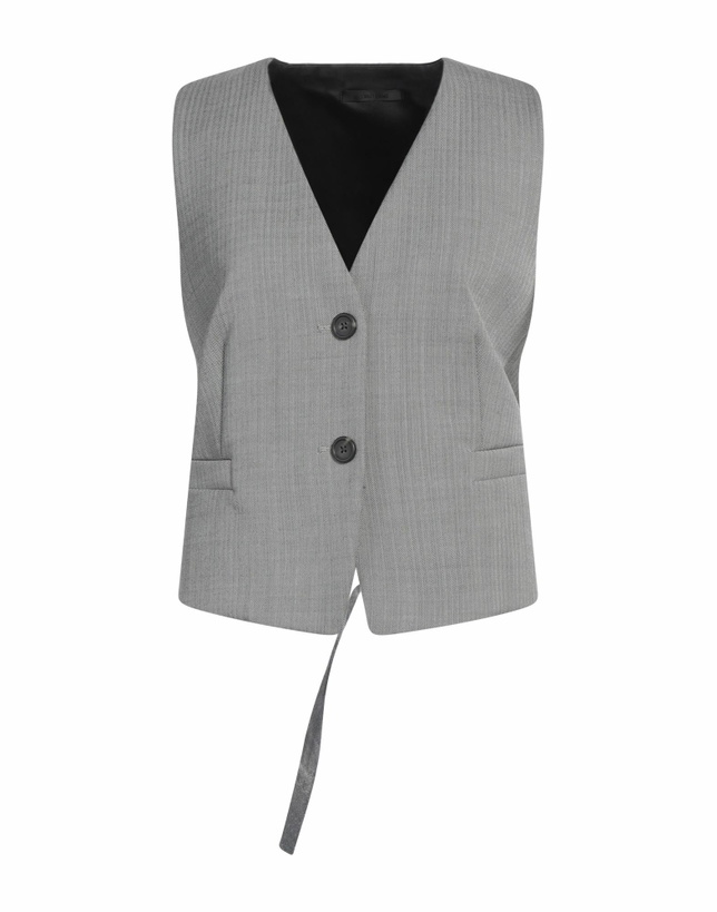 Photo: Helmut Lang Womens Tailored Vest in Grey