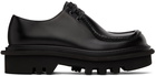 Dries Van Noten Black Leather Derbys