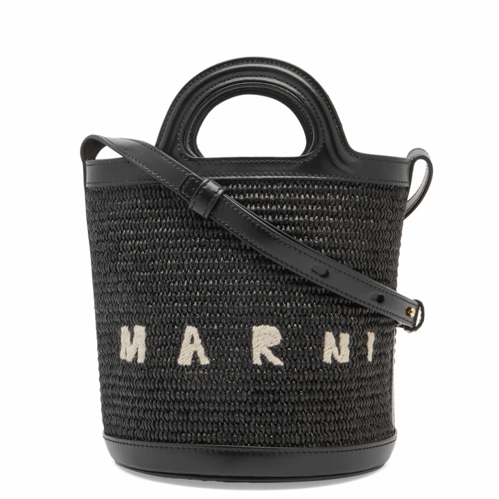 Photo: Marni Women's Tropicalia Mini Bucket in Black 
