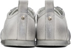 Ann Demeulemeester White & Gray Siru Low-Top Boxing Sneakers