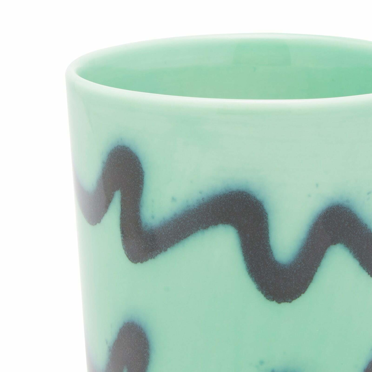 Frizbee Ceramics Bier Cup in Green Ice