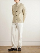 Loro Piana - Joren Textured-Knit Cotton-Blend Jacket - Neutrals