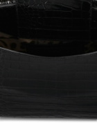 ROBERTO CAVALLI Road Croc Embossed Leather Shoulder Bag