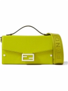 Fendi - Soft Trunk Baguette Logo-Embossed Leather Messenger Bag