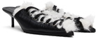 Ottolinger Black Kitten Mules