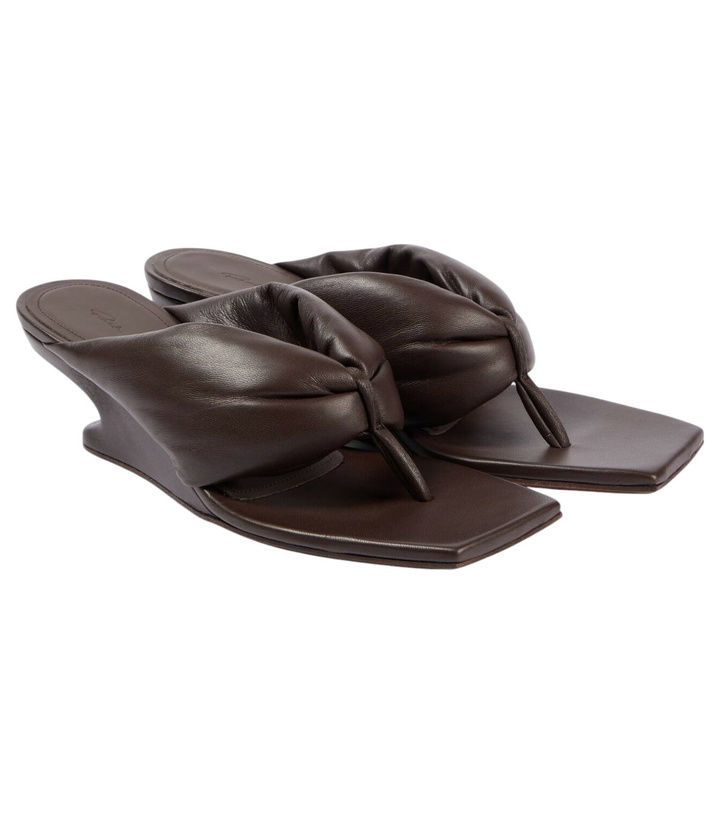 Photo: Rick Owens Cantilever 45 leather thong sandals