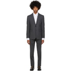 Burberry Grey Wool Slim Suit