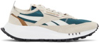 Reebok Classics Beige & Green Classic Legacy Sneakers