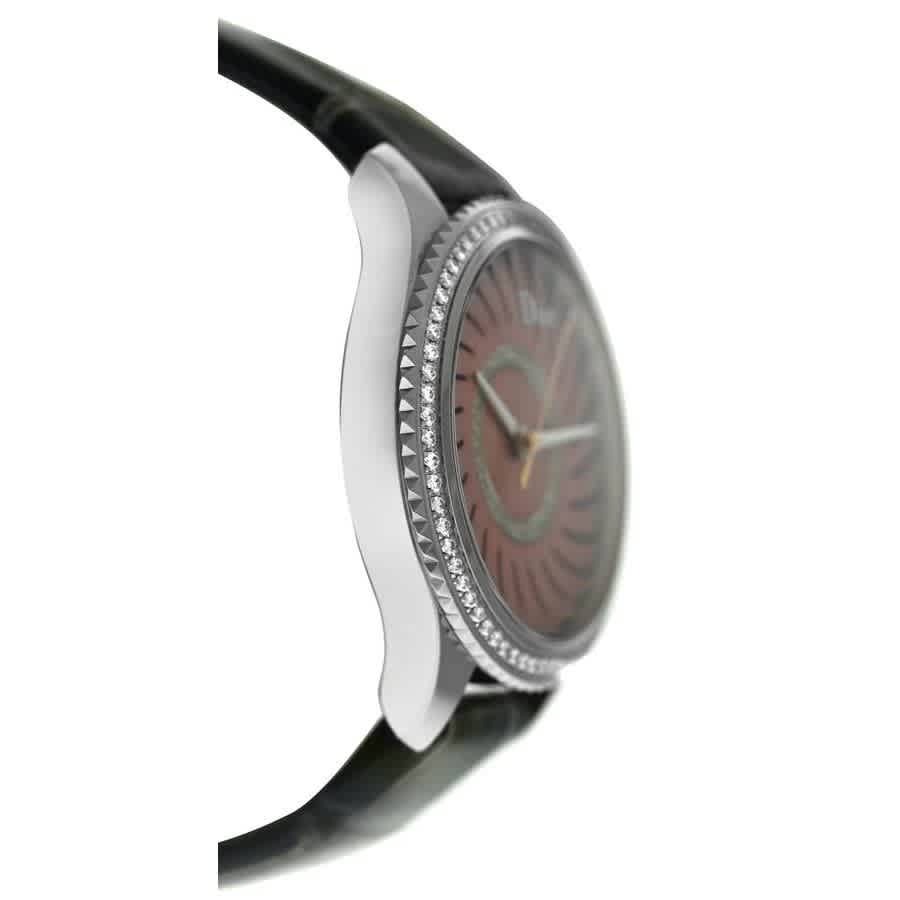 Dior VIII Montaigne Quartz Diamond Pink Dial Ladies Watch  display picture 3
