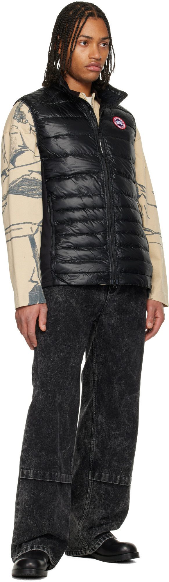 Canada Goose Black HyBridge Lite Down vest