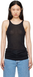 BITE Black Transparent Tank Top