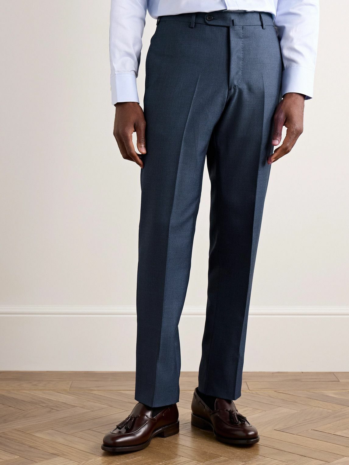 キートン　サマースーツ Sid Mashburn - Kincaid No. 3 Slim-Fit Sharkskin Wool Suit