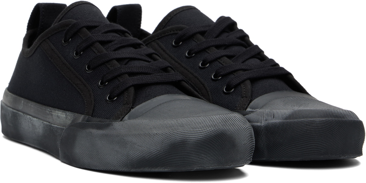 Studio Nicholson Navy Byrd Canvas Sneakers Studio Nicholson