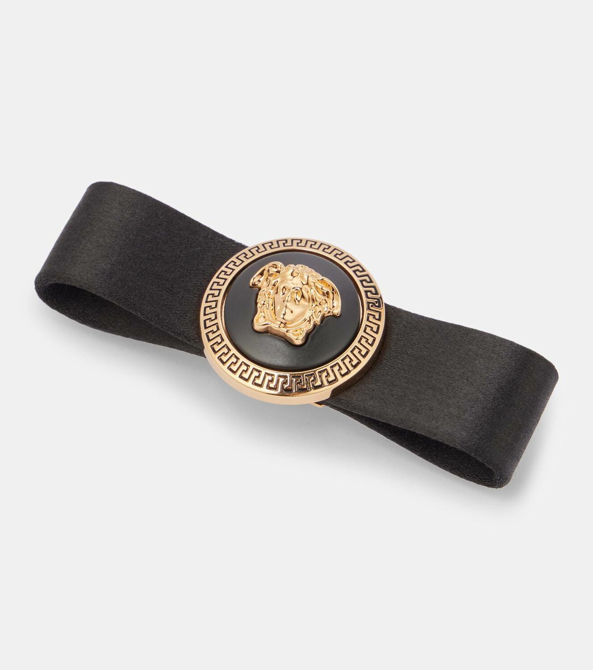 Versace Biggie Medusa satin hair clip