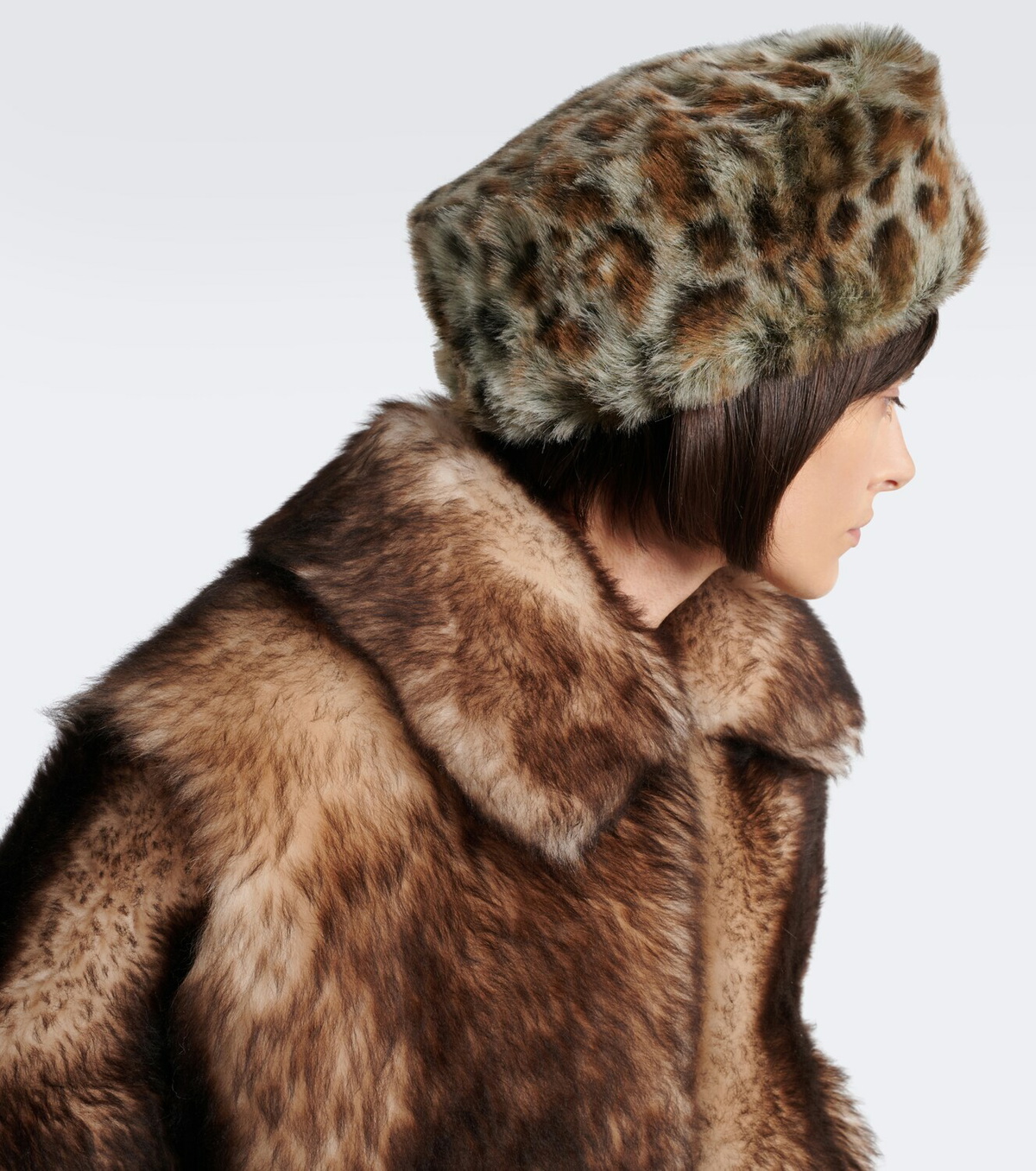 Ruslan Baginskiy Leopard-print hat
