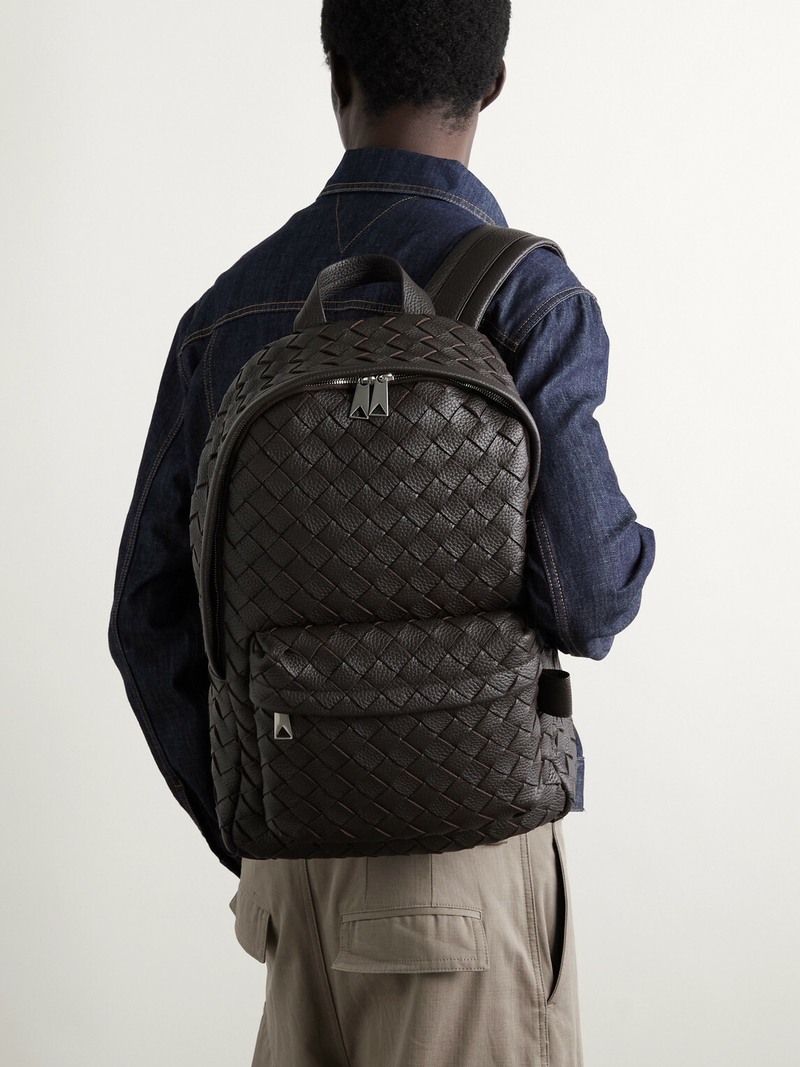 Bottega Veneta - Intrecciato Full-Grain Leather Backpack