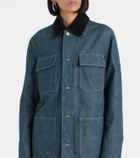 Loro Piana Dean denim field jacket