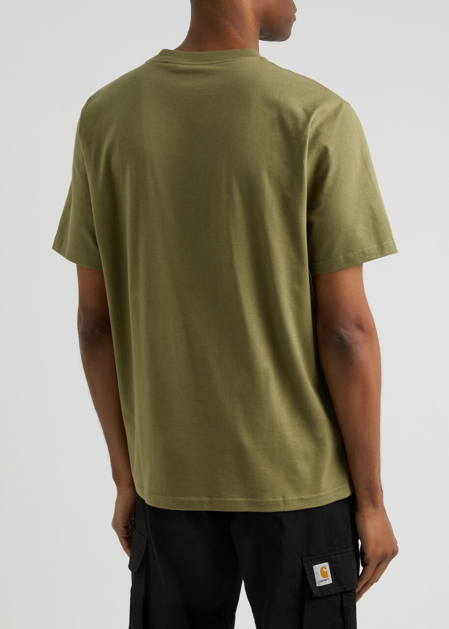 Carhartt Wip Smart Logo-print Cotton T-shirt Green Carhartt WIP