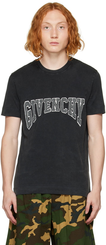 Photo: Givenchy Black Patch T-Shirt