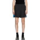 Casablanca Black Gradient Football Shorts
