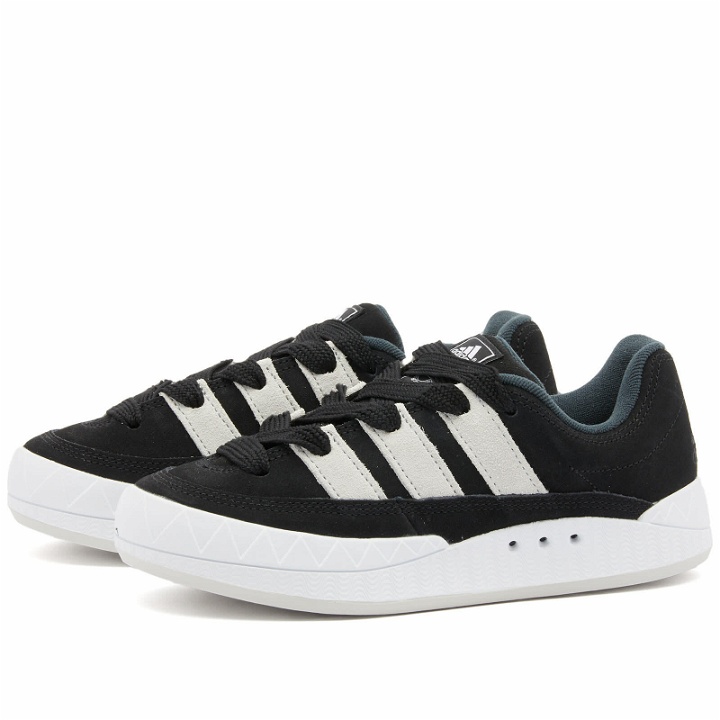 Photo: Adidas Adimatic Sneakers in Core Black/Crystal White/Carbon