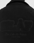 ØLÅF WOOL VARSITY COACH JACKET Black Mens Overshirt