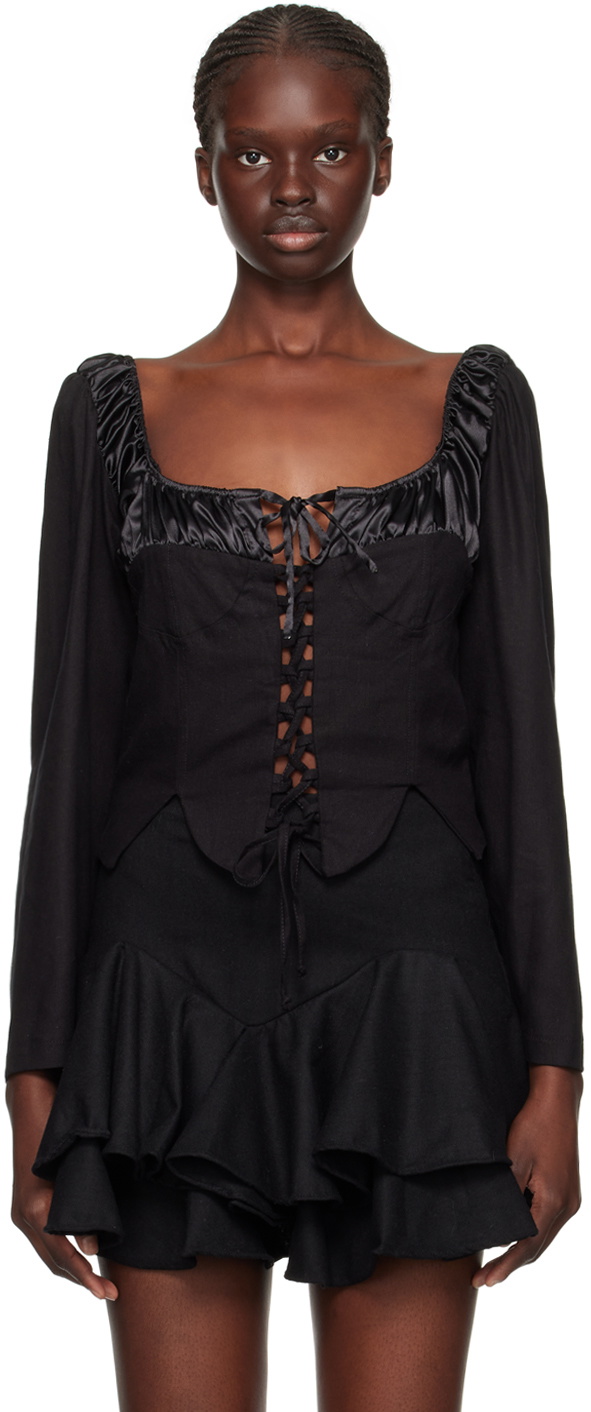 Tach Black Salvia Blouse