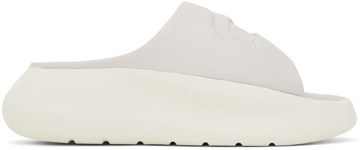 Photo: Lacoste Off-White Croco 3.0 Sandals