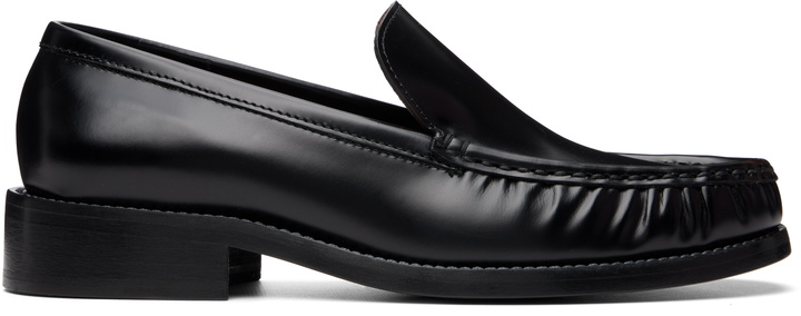 Photo: Acne Studios Black Leather Loafers