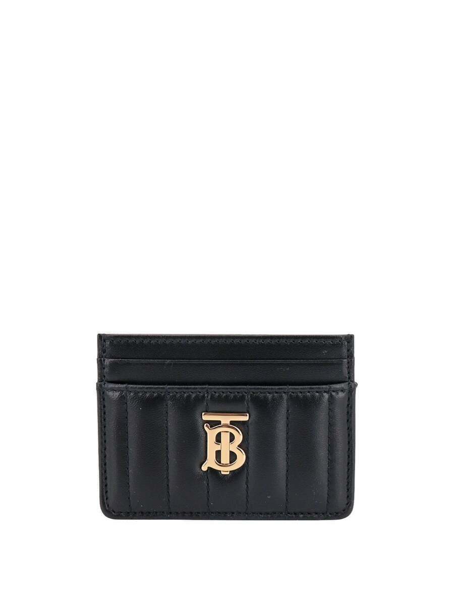 Burberry Card Holder Black Womens Burberry