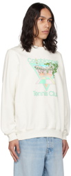 Casablanca White 'Tennis Club' Sweatshirt