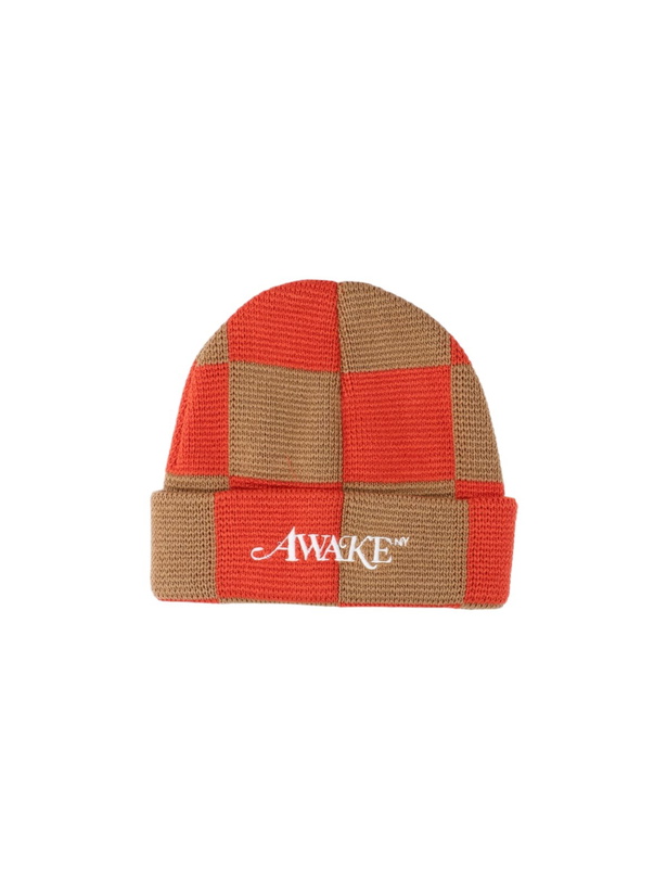 Photo: Awake NY Checkered Logo Beanie